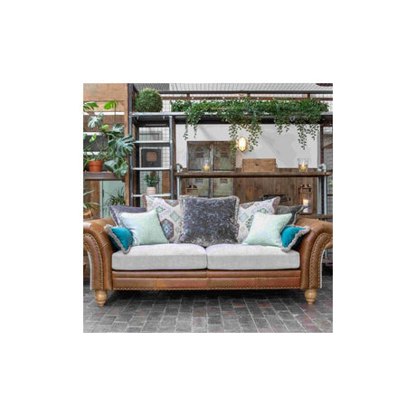 Brompton 3 Seater Sofa Grey Fabrics + 3L