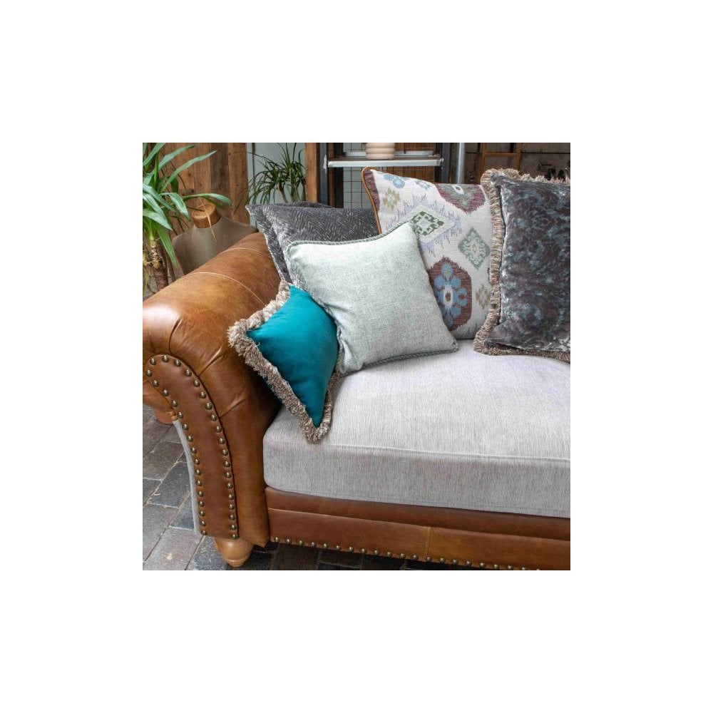 Brompton 3 Seater Sofa Grey Fabrics + 3L