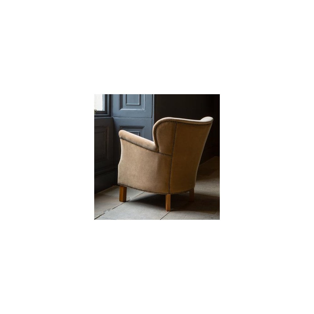 Dean Chair in Butterscotch Velvet Grade Fabric
