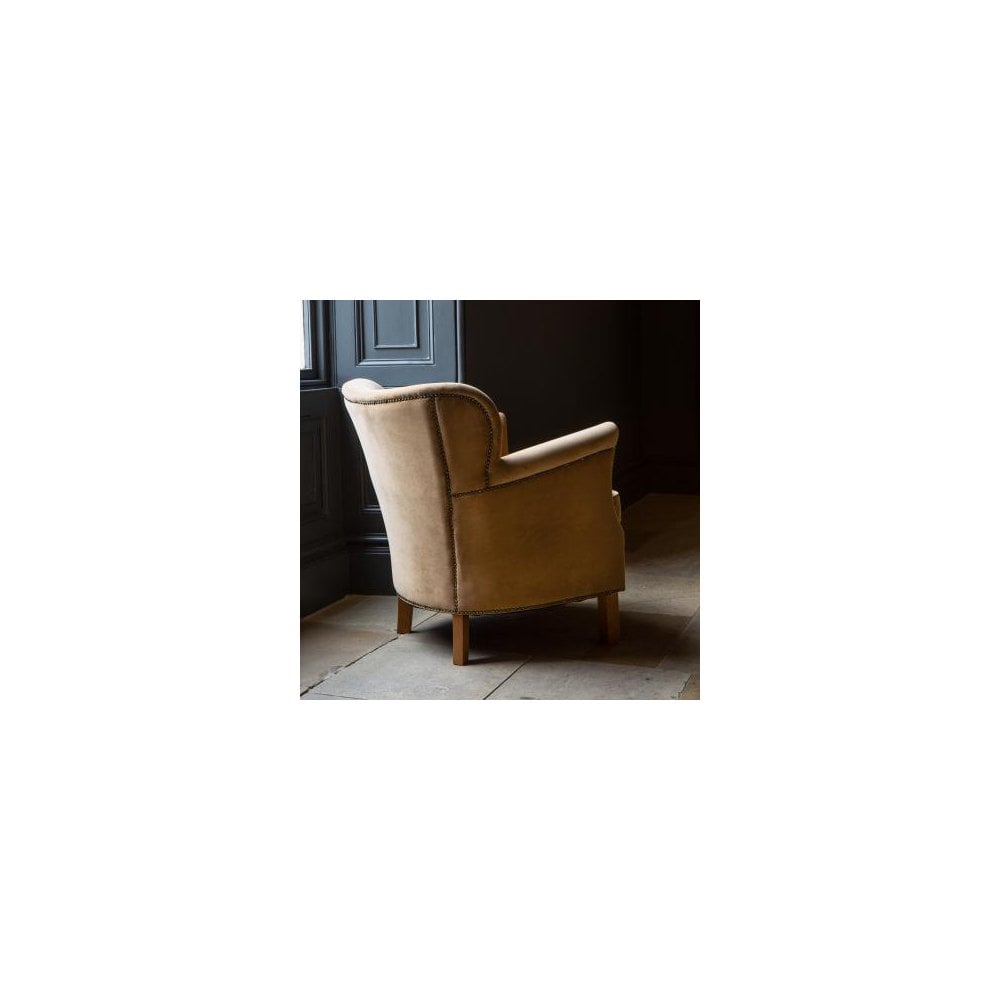Dean Chair in Butterscotch Velvet Grade Fabric