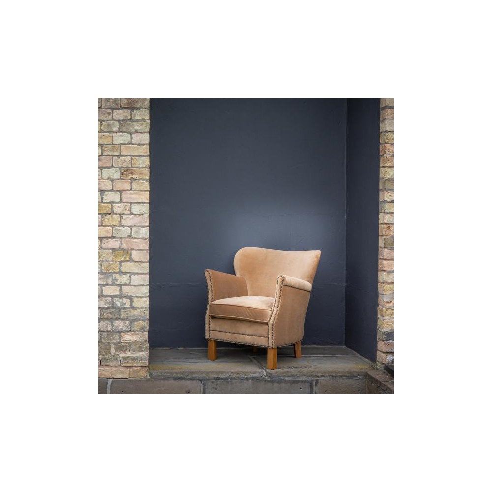 Dean Chair in Butterscotch Velvet Grade Fabric