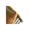 Ely Studio Chair (Gunmetal frame Brown aniline leather cover)