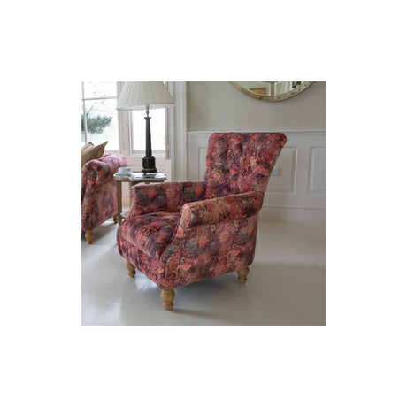 Westminster 2 Seater Sofa in printed Coral Velvet