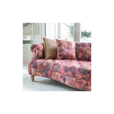 Westminster 2 Seater Sofa in printed Coral Velvet