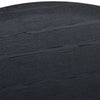 Louis Black Fluted Round Coffee Table