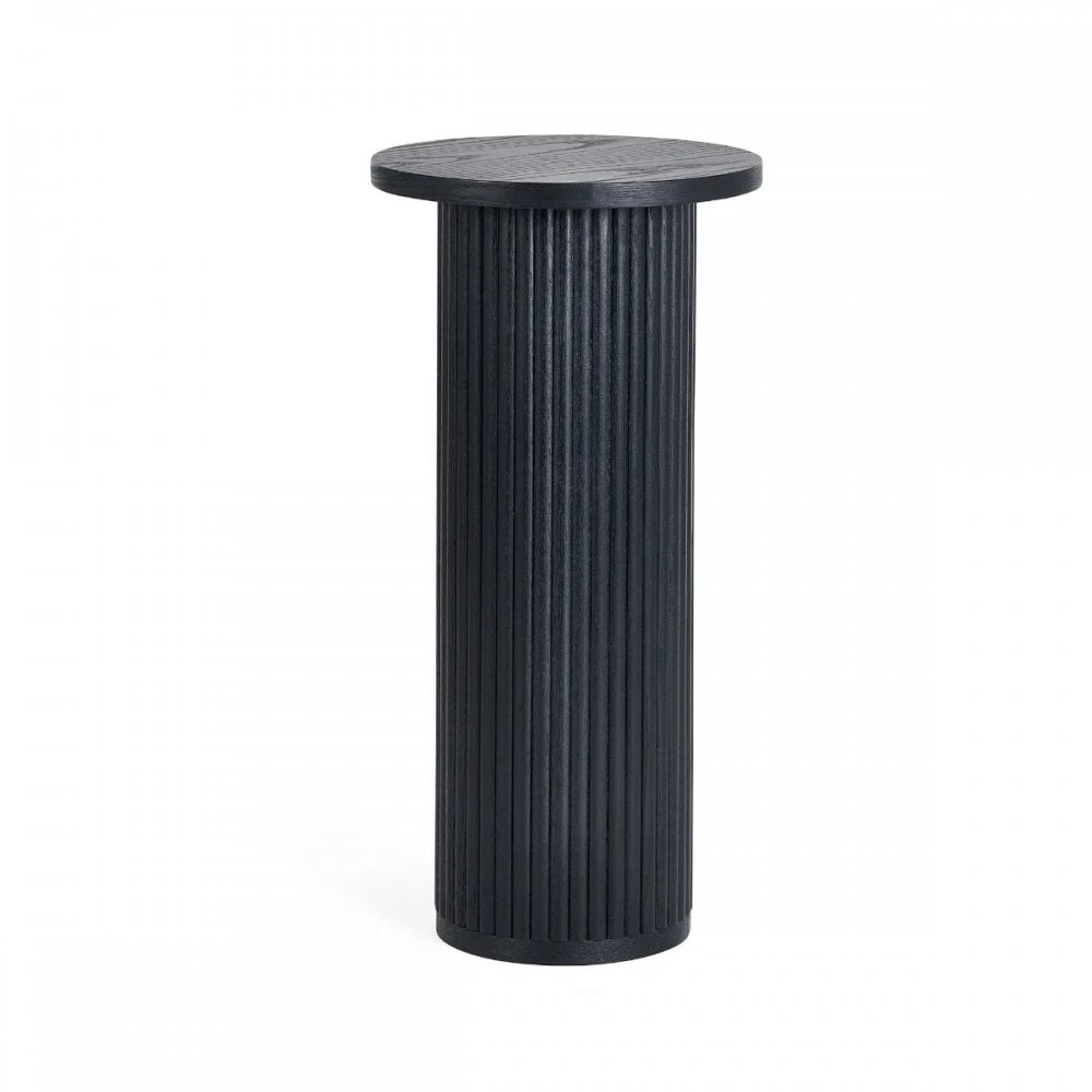 Louis Black Fluted Drinks Table