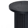 Louis Black Fluted Drinks Table