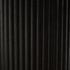 Louis Black Fluted Side Table With Door