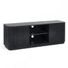 Louis Black Fluted Tv Unit