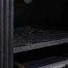 Louis Black Fluted Tv Unit