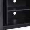 Louis Black Fluted Tv Unit