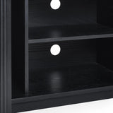 Louis Black Fluted Tv Unit
