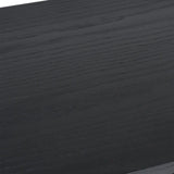 Louis Black Fluted Tv Unit