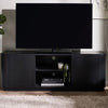 Louis Black Fluted Tv Unit