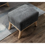 Chair + Footstool 1986 Dark Grey