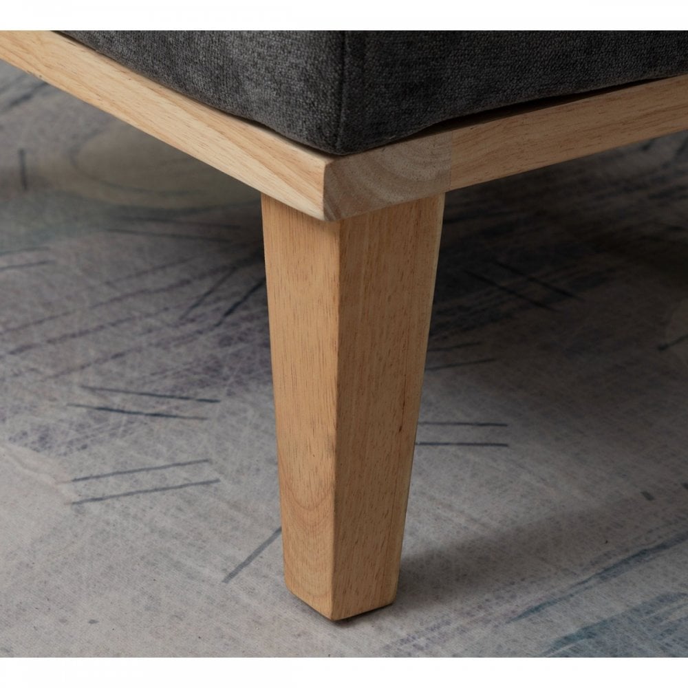 Chair + Footstool 1986 Dark Grey