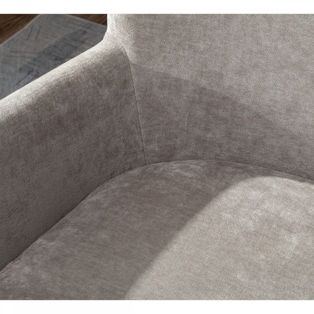 Chair + Footstool 1986 Light Grey