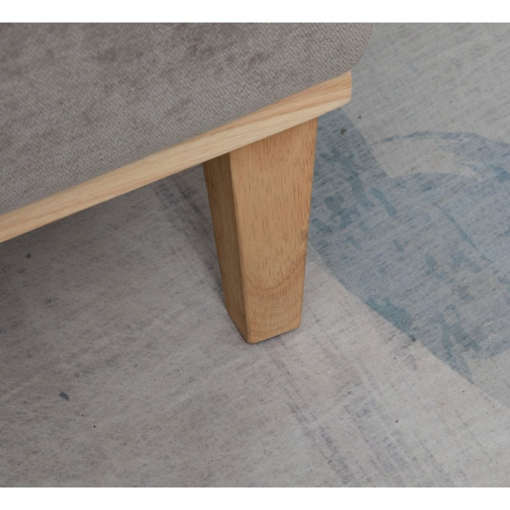 Chair + Footstool 1986 Light Grey