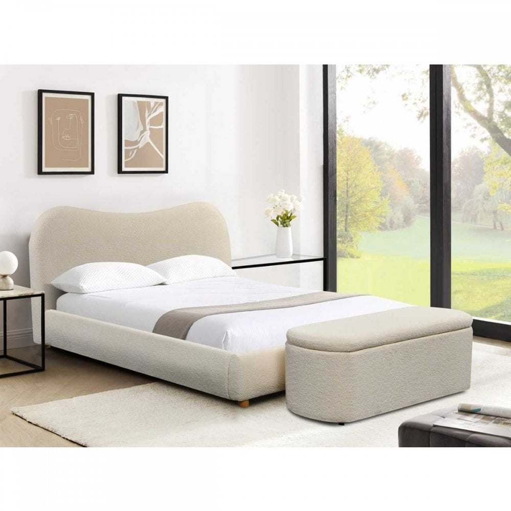 Donegal Cream Ottoman