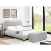 Donegal Grey Ottoman