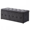 Grey and Button Blanket Box