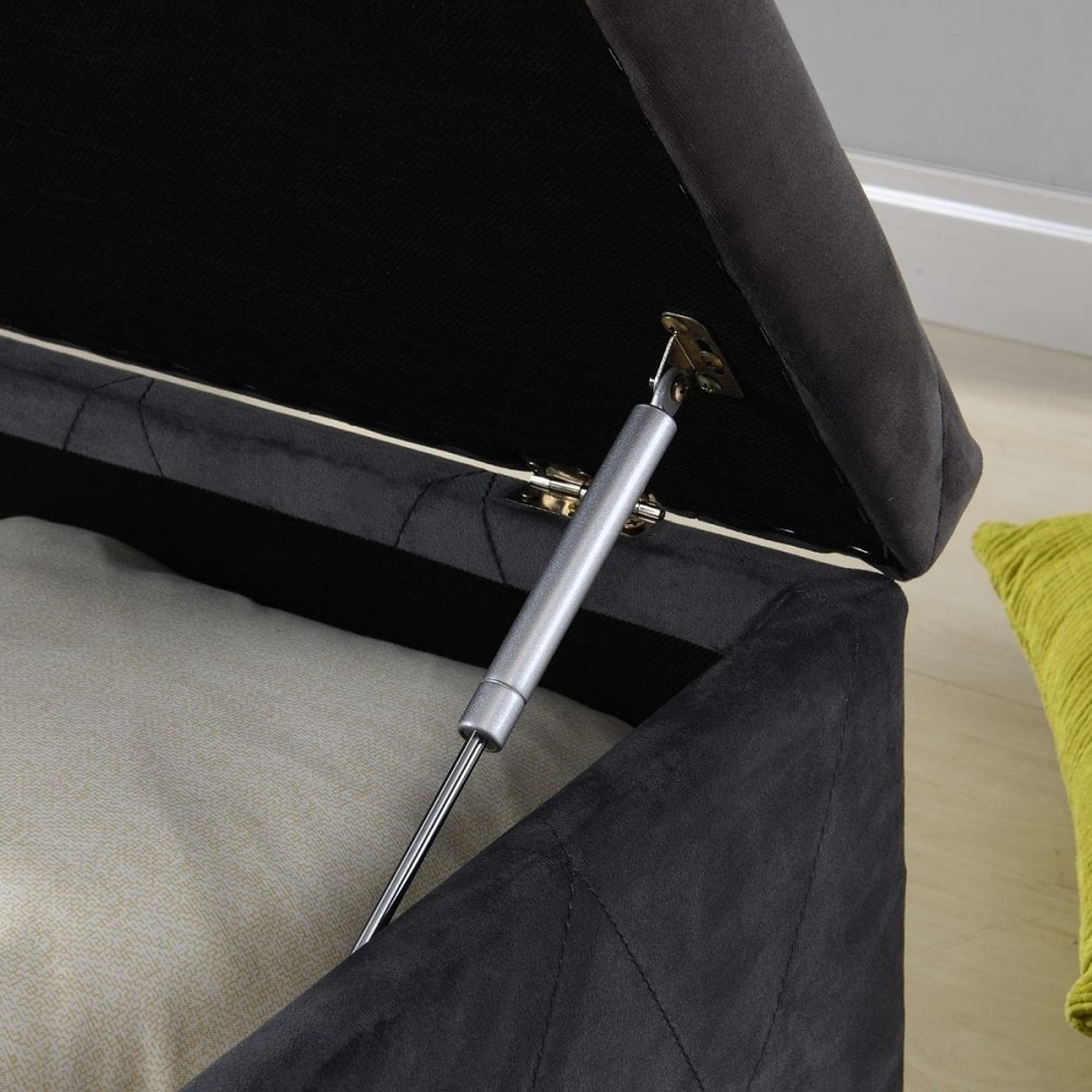Grey and Button Blanket Box