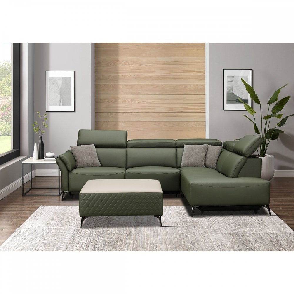 Milan Electric Corner Suite (Forest Green)