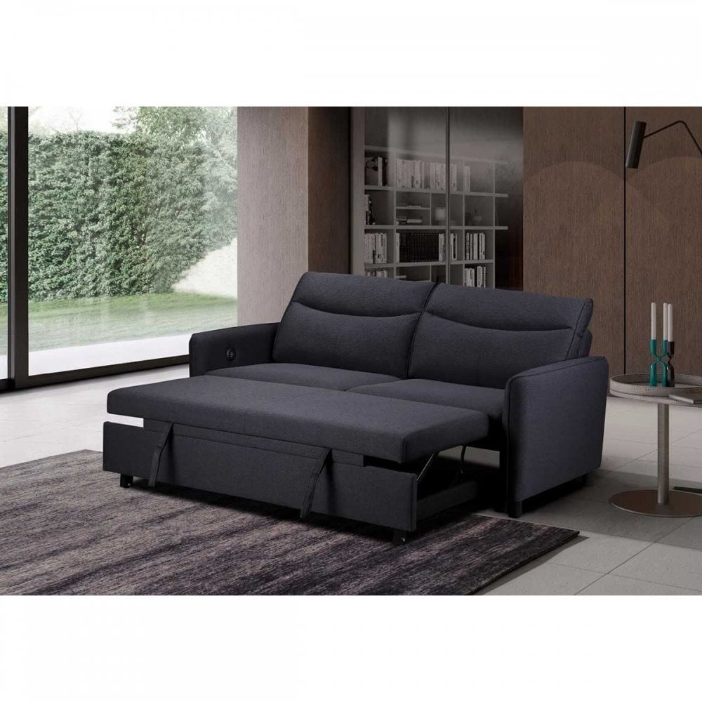 Sheila Dark Grey Sofabed (Eclipse)