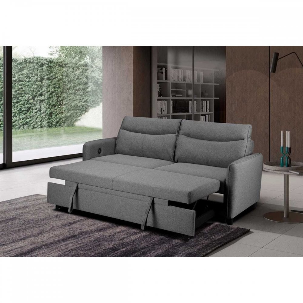 Sheila Light Grey Sofabed (Pepper)