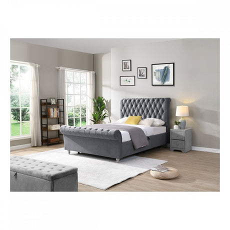 Kilkenny Grey Side Gas-Lift Bed