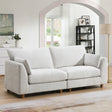Liberty Pearl modular 2.5 seater sofa with wooden legs in bright living room setting