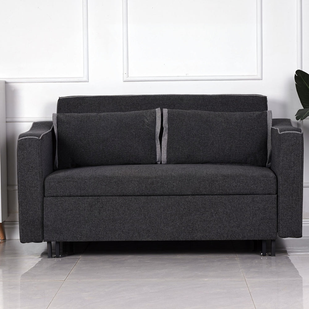 Aspen Sofa Bed - Charcoal