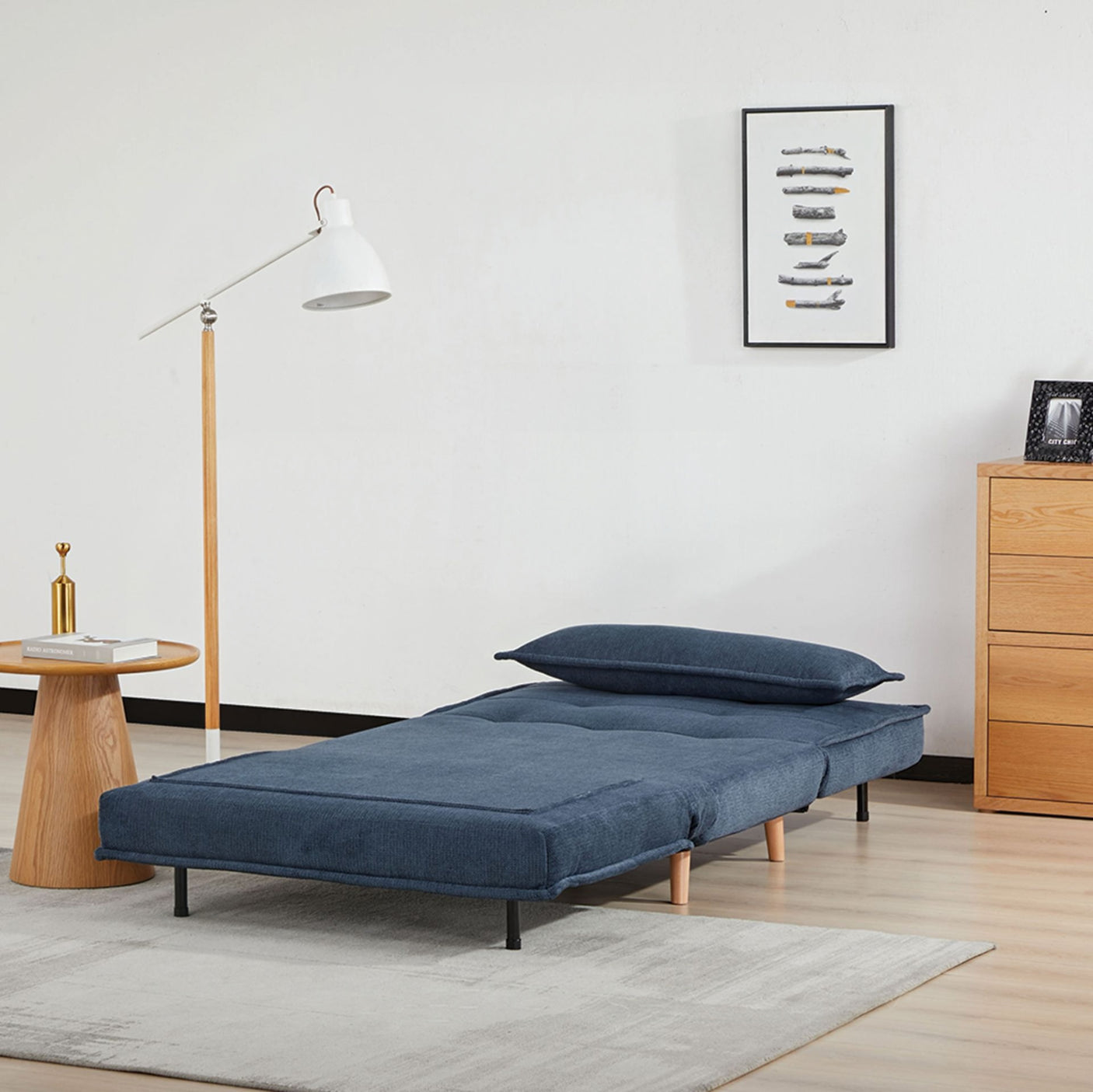 Ebro Sofa Bed - Blue