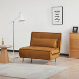 Ebro Sofa Bed - Pumpkin