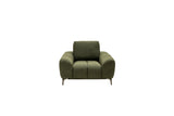 Hallie Fabric Armchair - Green