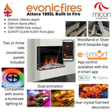 Evonic Halo 600 Sl / Attora 180Sl Built In Electric Fire