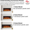 Evonic Halo 1250 Sl / Elore 180Sl Built In Electric Fire