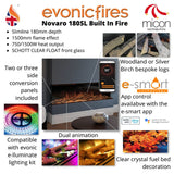 Evonic Halo 1500 Sl / Novaro 180Sl Built In Electric Fire