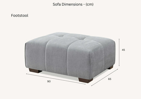 Aluxo Leonard Right Hand Corner Group in Cloudy Grey Boucle