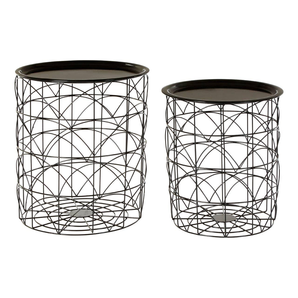 Urban Chic Wire Basket Tables