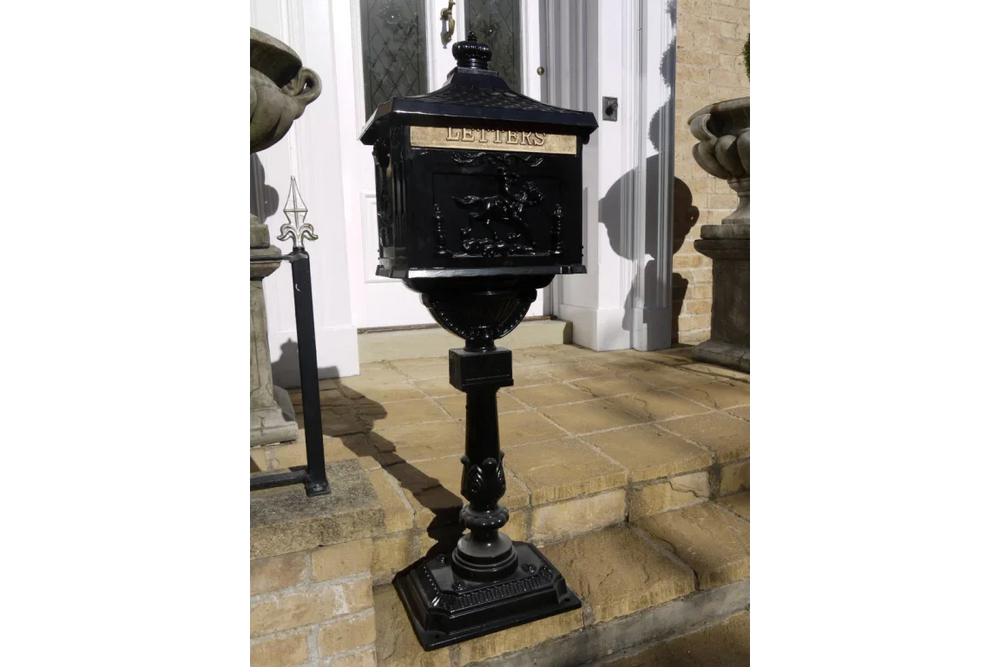 Aluminium Post Box Black - 191