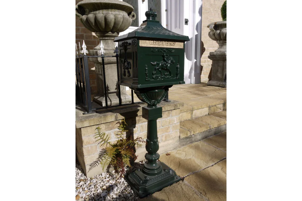 Aluminium Post Box Green - 192