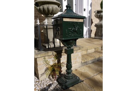 Aluminium Post Box Green - 192