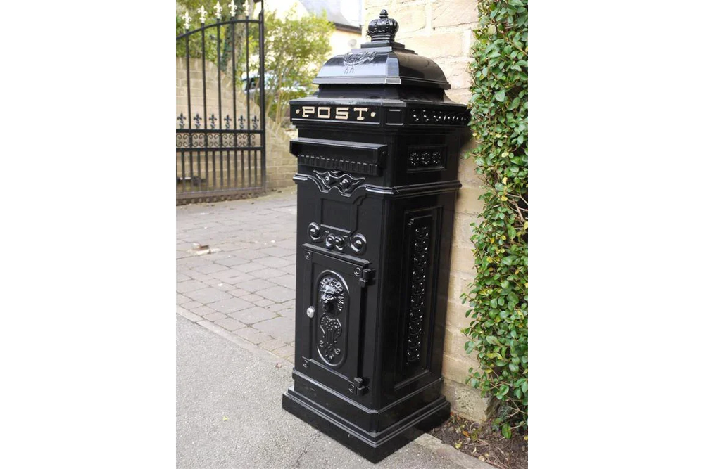 Aluminium Mail Box Black - 194