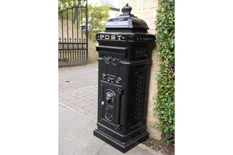 Aluminium Mail Box Black - 194