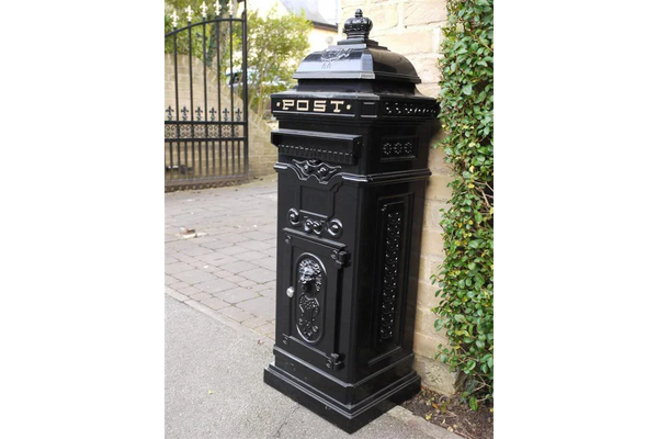 Aluminium Mail Box Black - 194