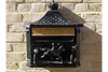 Aluminium Wall Post Box Black - 196