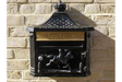 Aluminium Wall Post Box Black - 196