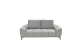 Hallie Fabric 2 Seater - Grey Weave
