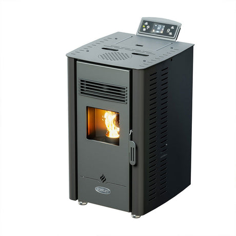 ELM 4kw Black Pellet Stove ( Eco) -  - 105-837178
